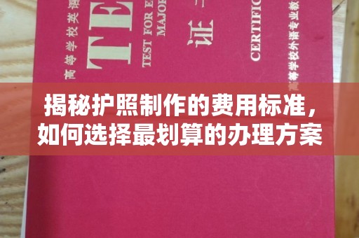 江山揭秘护照制作的费用标准，如何选择最划算的办理方案？
