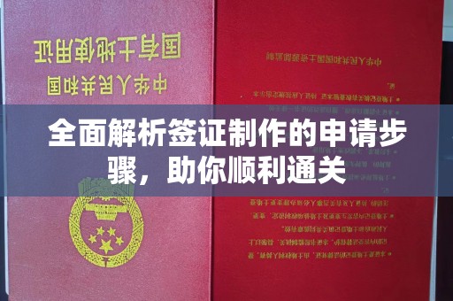 江山全面解析签证制作的申请步骤，助你顺利通关