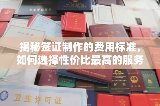 江山揭秘签证制作的费用标准，如何选择性价比最高的服务？