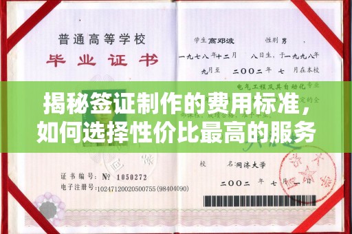 江山揭秘签证制作的费用标准，如何选择性价比最高的服务？